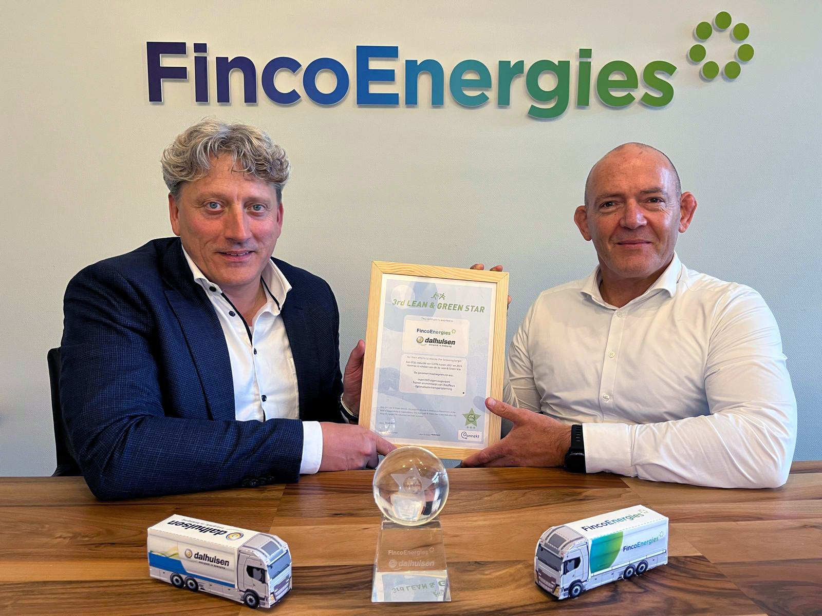FincoEnergies bekroond met 3e Lean & Green ster